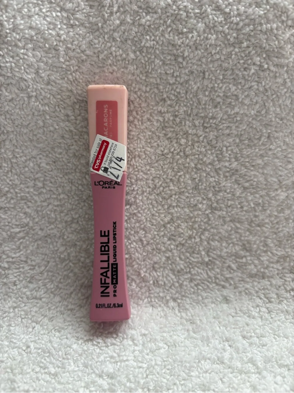New L’Oréal infallible shade 818 dose of rose liquid lipstick
